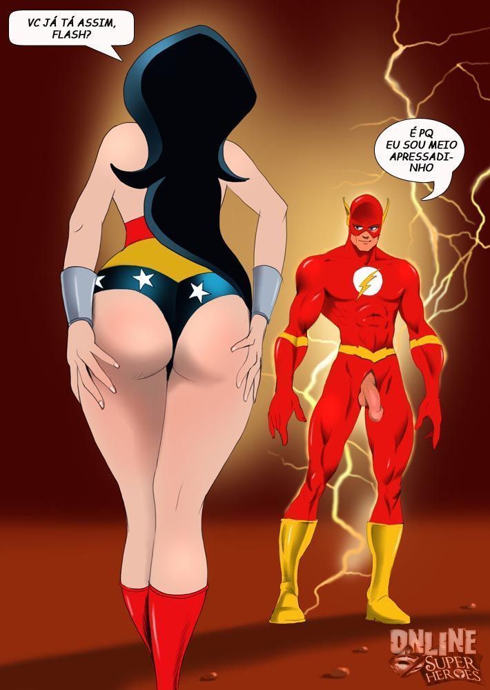 Mulher Maravilha e Flash: O combate