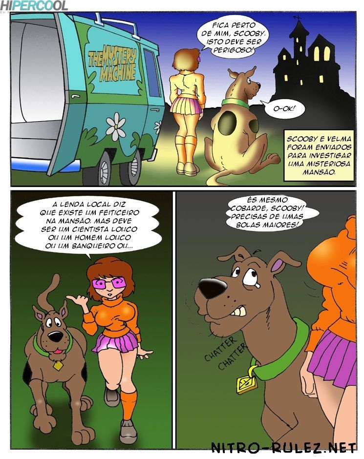 Scooby comendo Velma em Zoofilia Hentai